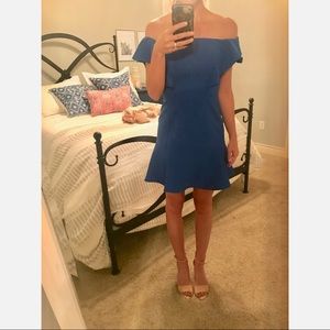 BCBG cold shoulder cocktail dress